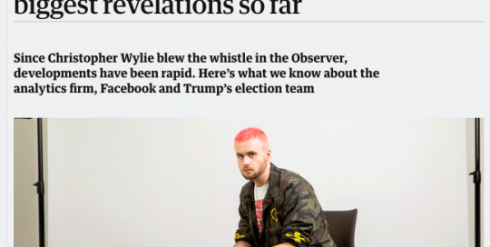 Cambridge Analytica: a symptom of a deeper malaise in the persuasion industry