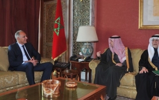 Moroccan and Saudi Ministers of Foreign Affairs in Rabat